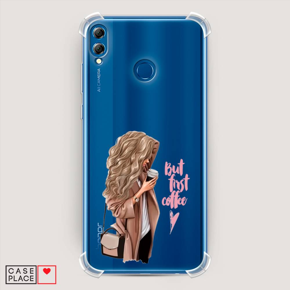 

Чехол Awog "Девушка с кофе" для Honor 8X