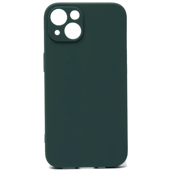 

Чехол iPhone 13 Mini цветной силикон, зеленый, Чехол iPhone 13 Mini цветнои силикон, зеленый