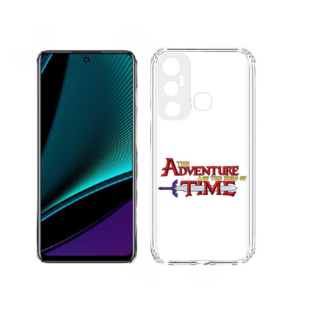 

Чехол MyPads время приключений логотип для Infinix Hot 11, Прозрачный, Tocco