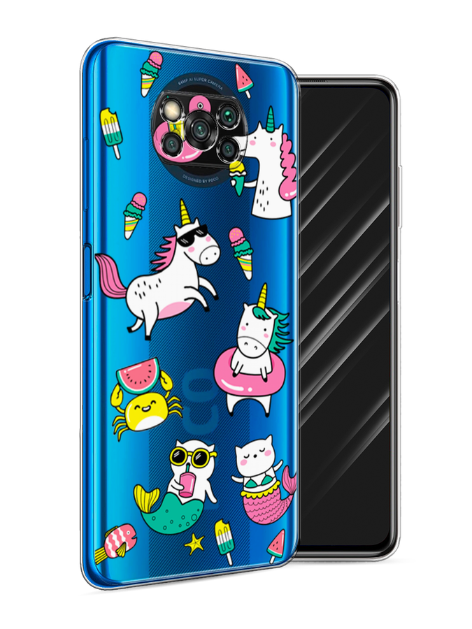 

Чехол Awog на Poco X3/X3 Pro "На отдыхе", Разноцветный, 39250-2