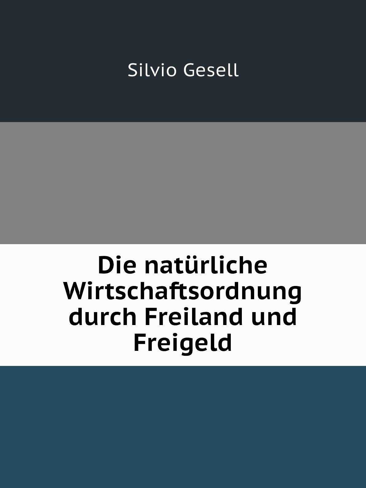 

Die naturliche Wirtschaftsordnung durch Freiland und Freigeld