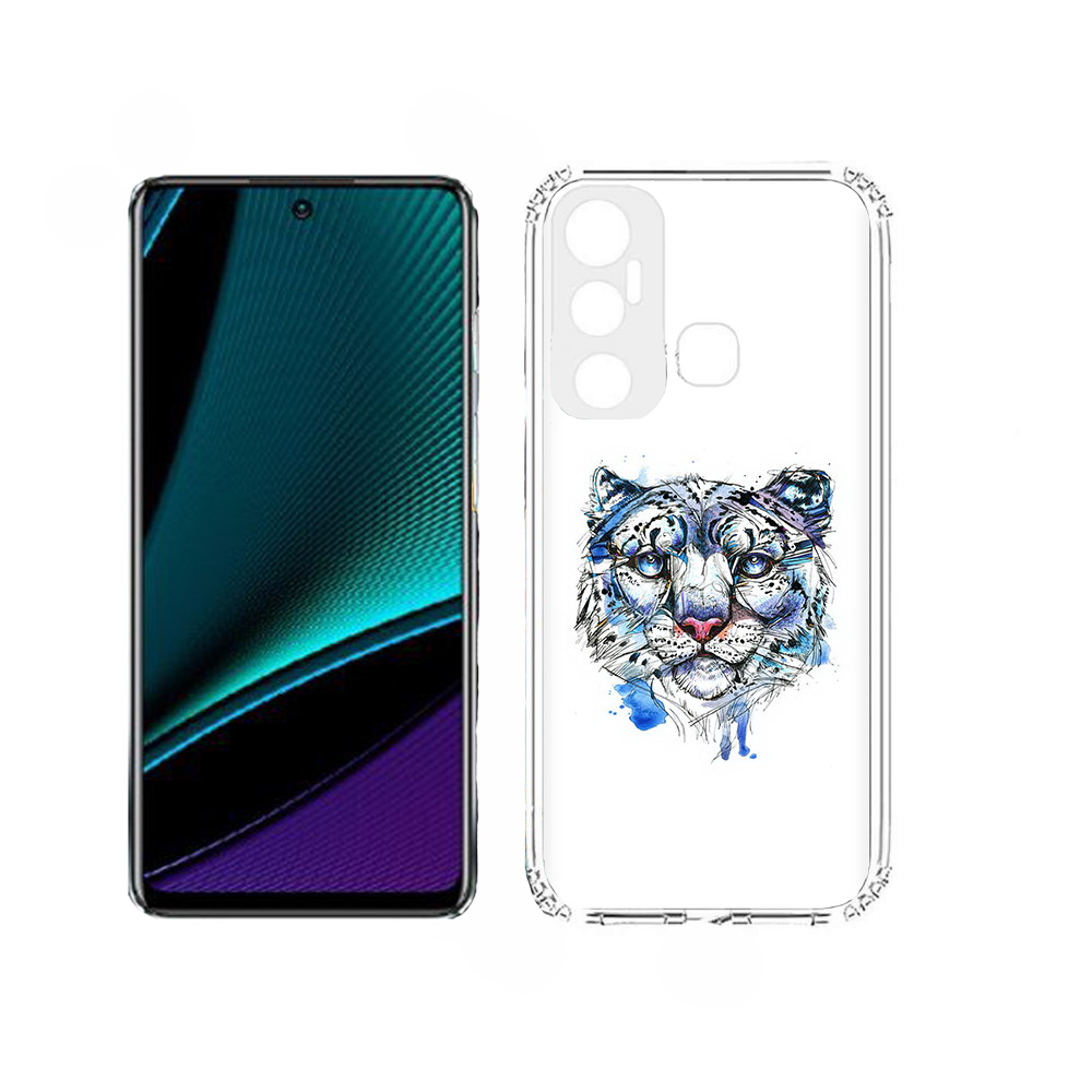 

Чехол MyPads водяной тигр для Infinix Hot 11, Прозрачный, Tocco