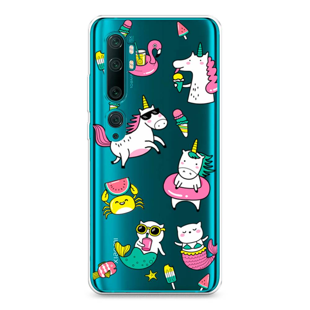 

Чехол Awog на Xiaomi Mi Note 10/Mi Note 10 Pro "На отдыхе", Разноцветный, 37350-2