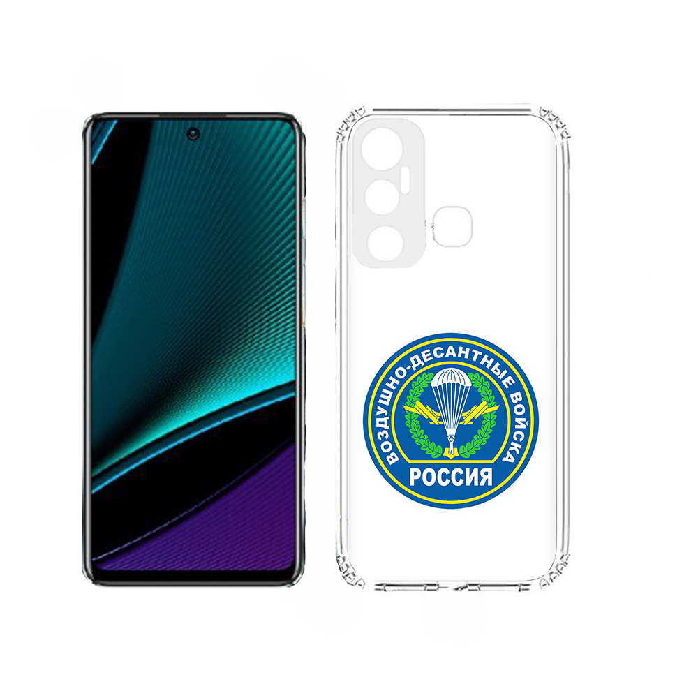 

Чехол MyPads вдв для Infinix Hot 11, Прозрачный, Tocco