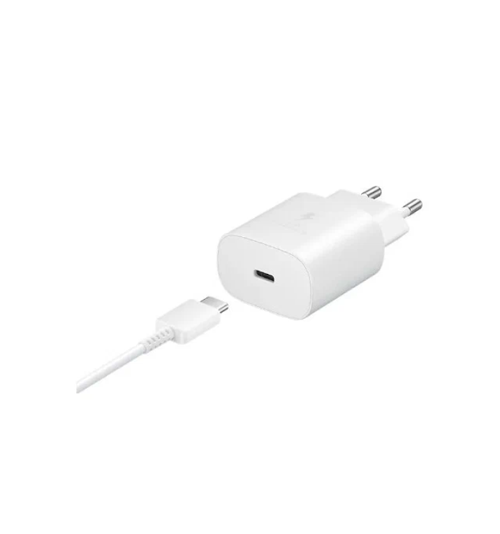 Сетевое зарядное устройство Samsung Super Fast Charger USB Type-C 25W + Cable Type-C 3A