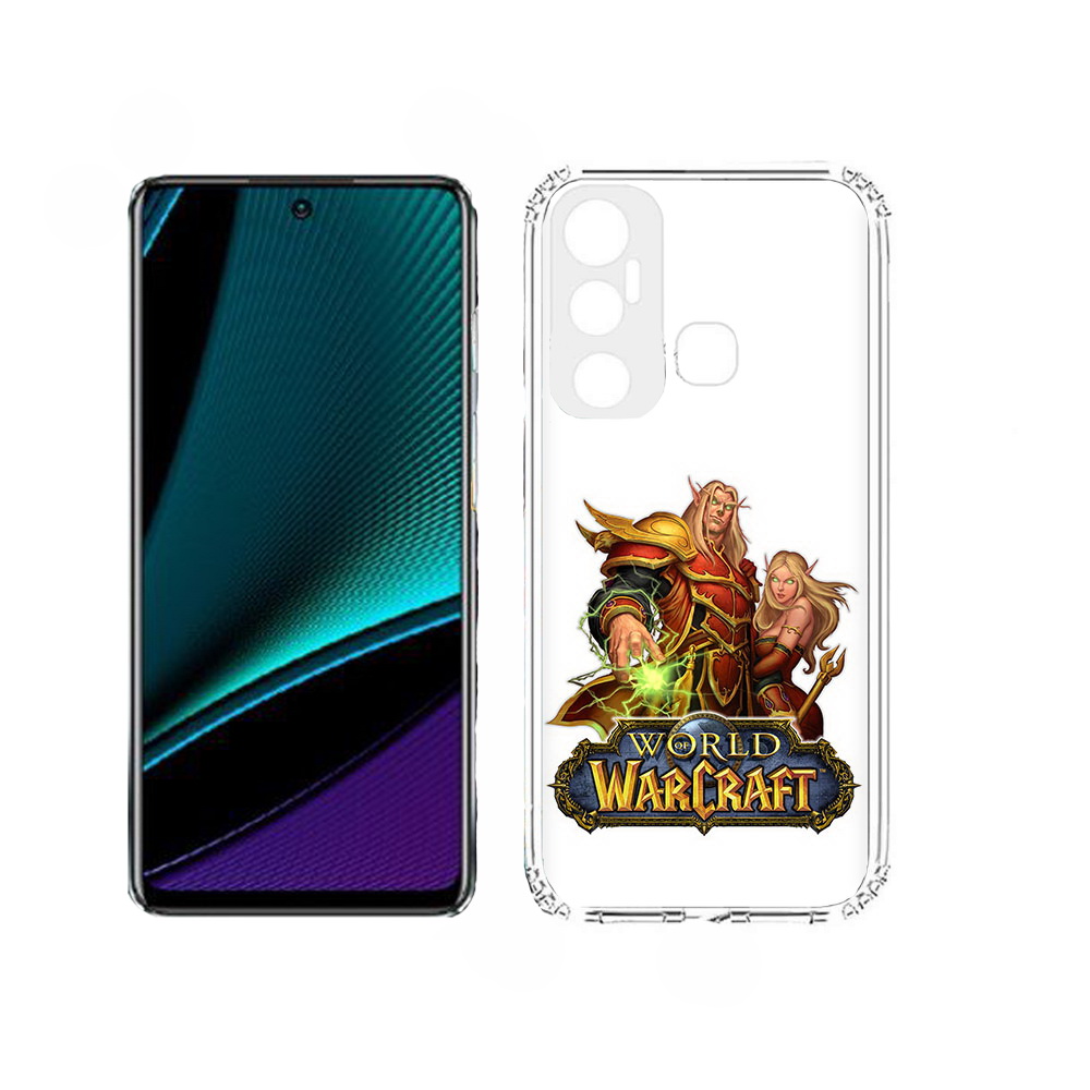 

Чехол MyPads варкрафт2 для Infinix Hot 11, Прозрачный, Tocco