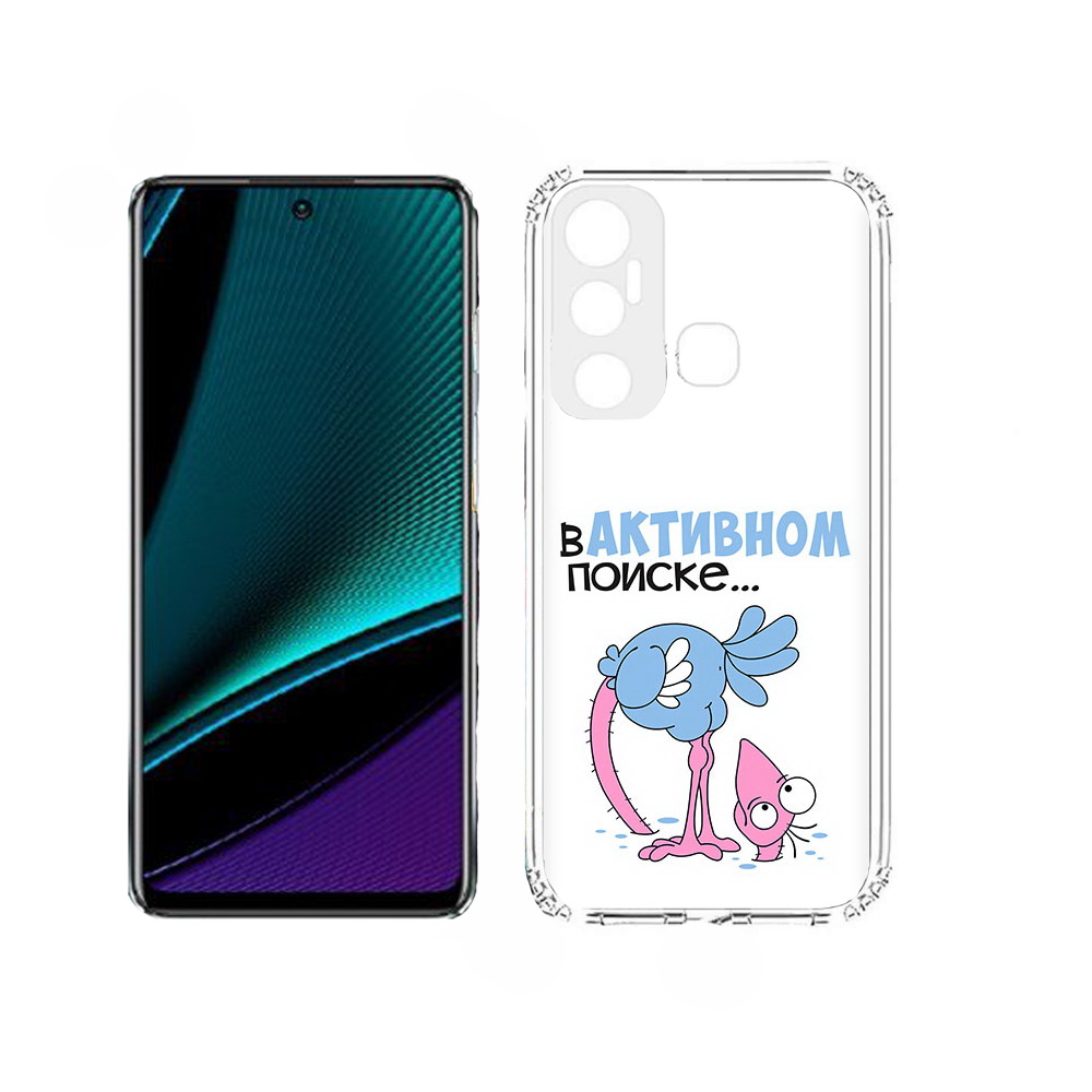 

Чехол MyPads в активном поиске для Infinix Hot 11, Прозрачный, Tocco