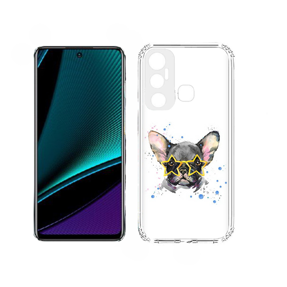 

Чехол MyPads буля в очках для Infinix Hot 11, Прозрачный, Tocco