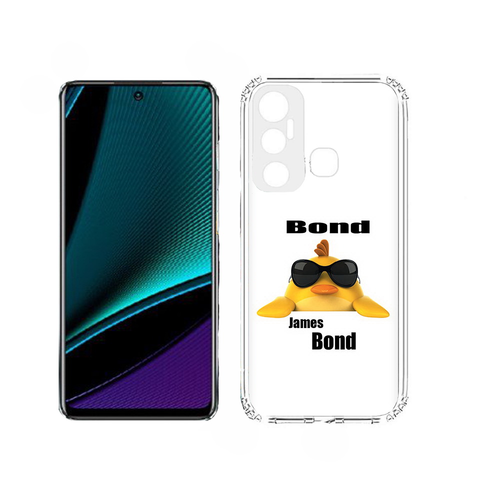 

Чехол MyPads бонд для Infinix Hot 11, Прозрачный, Tocco