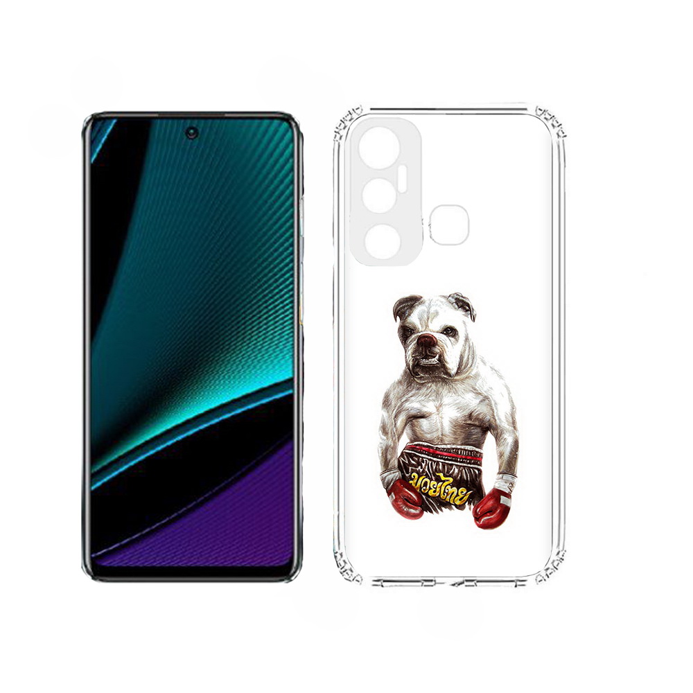 

Чехол MyPads боксер для Infinix Hot 11, Прозрачный, Tocco