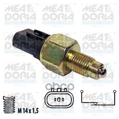 

Датчик Заднего Хода 36043 Nsii0011357467 MEAT & DORIA арт. 36043
