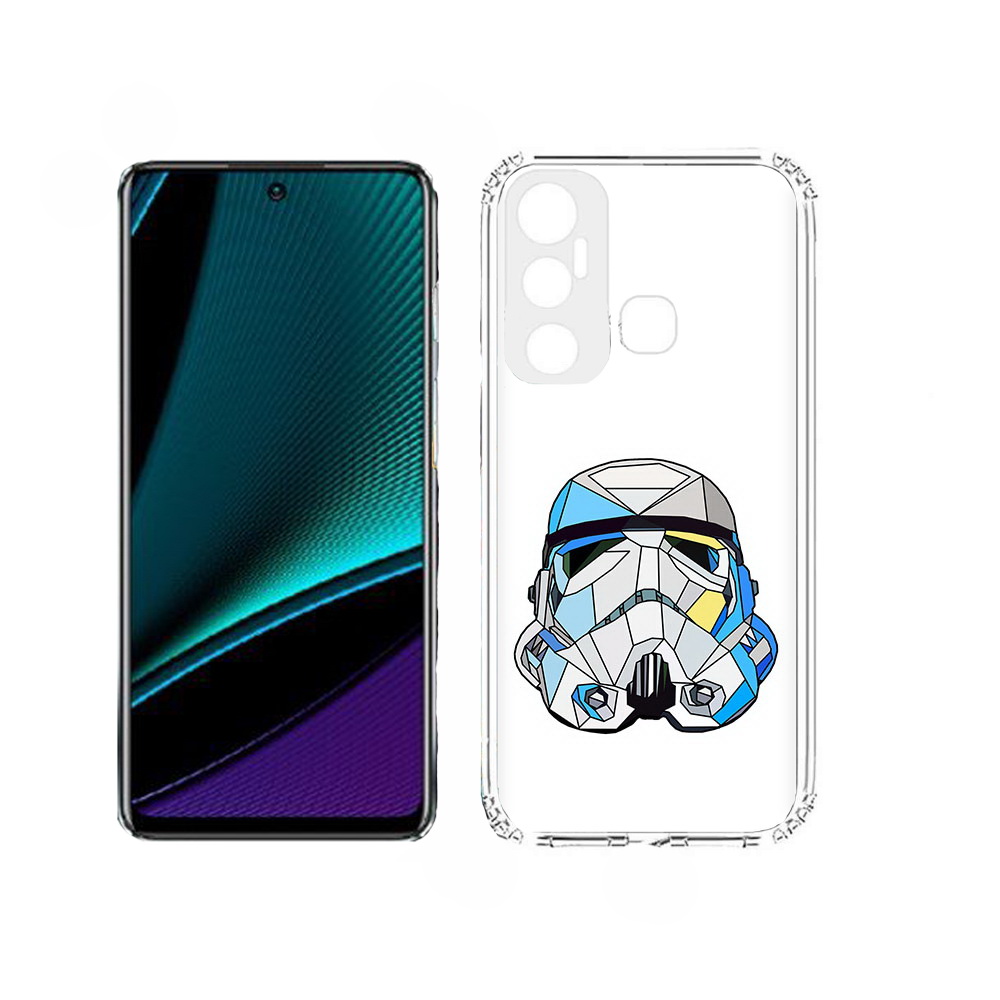 

Чехол MyPads star wars дарт вейдер для Infinix Hot 11, Прозрачный, Tocco