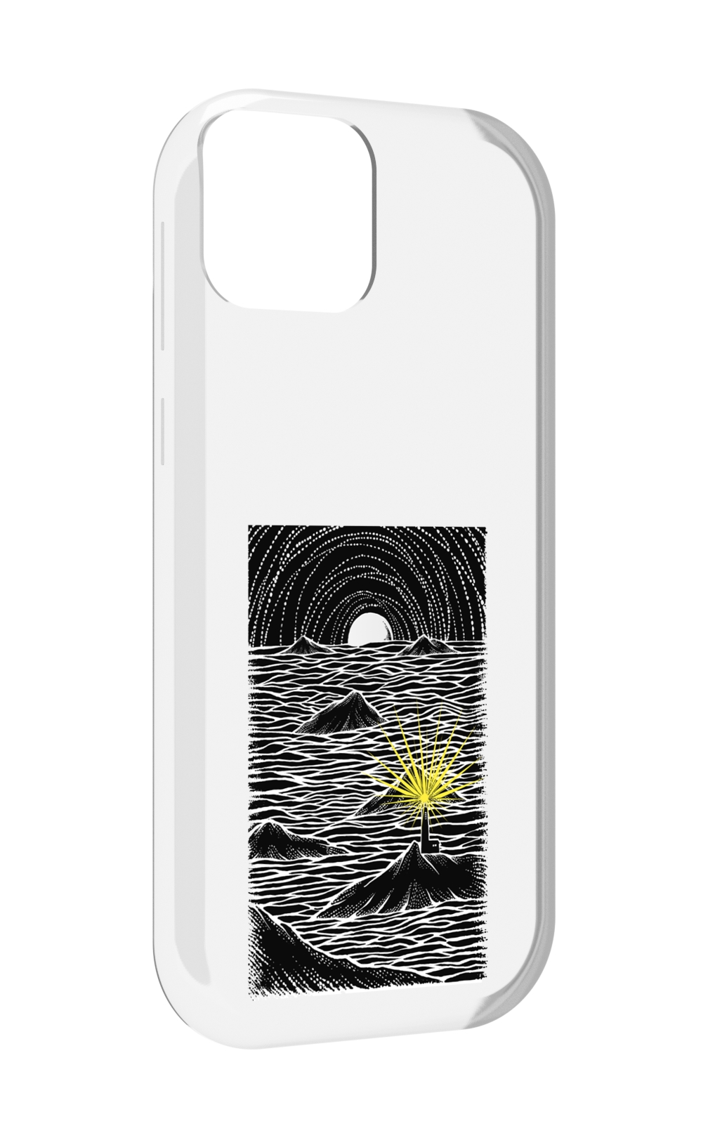 

Чехол MyPads маяк в черно белом море для UleFone Note 6 / Note 6T / Note 6P, Прозрачный, Tocco
