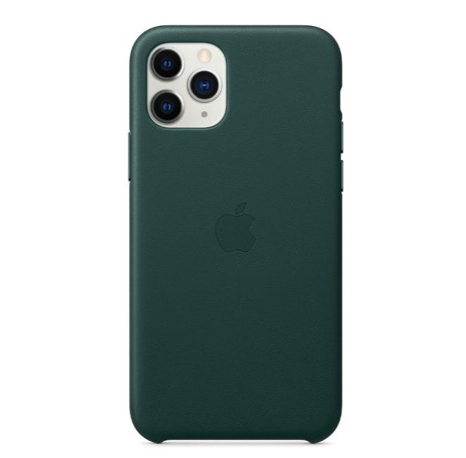 фото Чехол leather case для iphone 11 pro (5), зеленый nobrand
