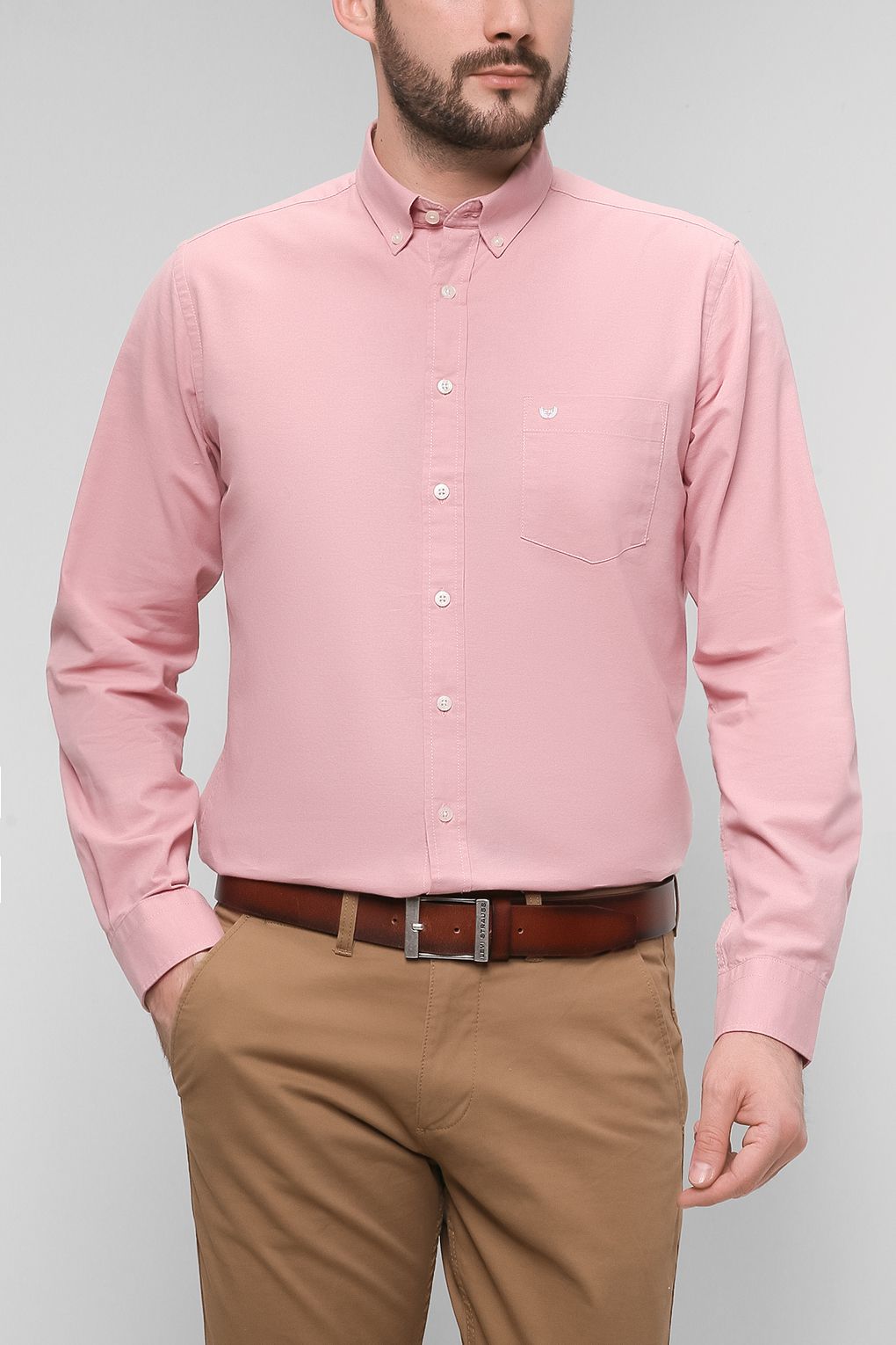 Рубашка мужская Cap Horn 2201 JOEY розовая 2XL