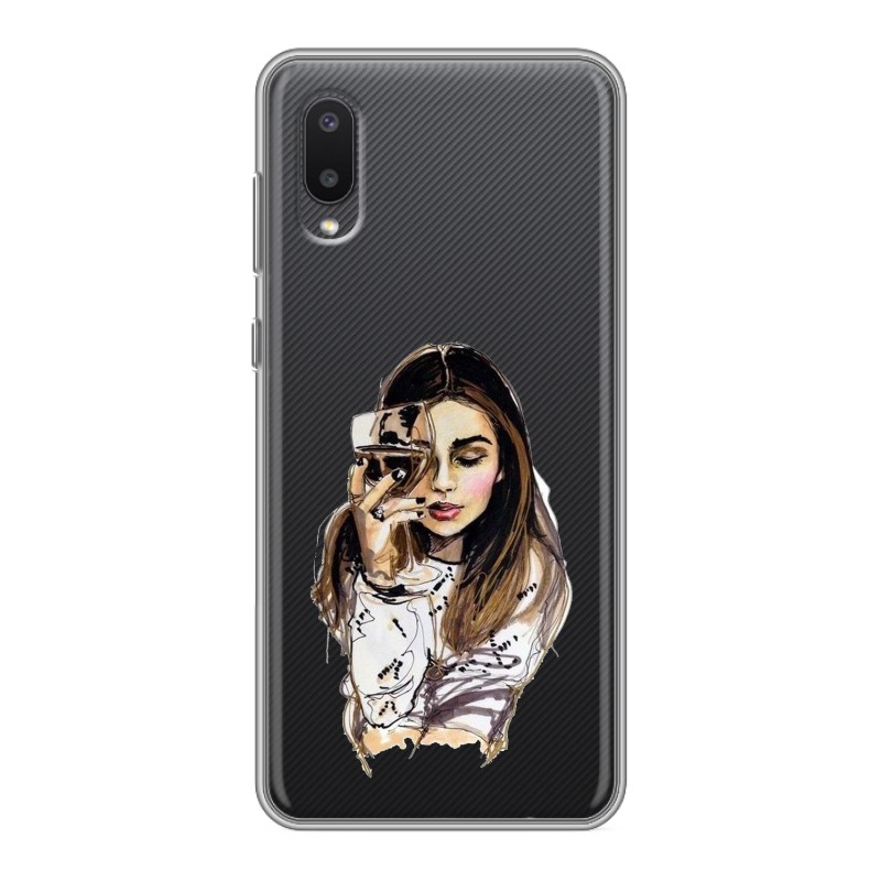 

Прозрачный чехол для Samsung Galaxy A02 (SM-A022), 77750
