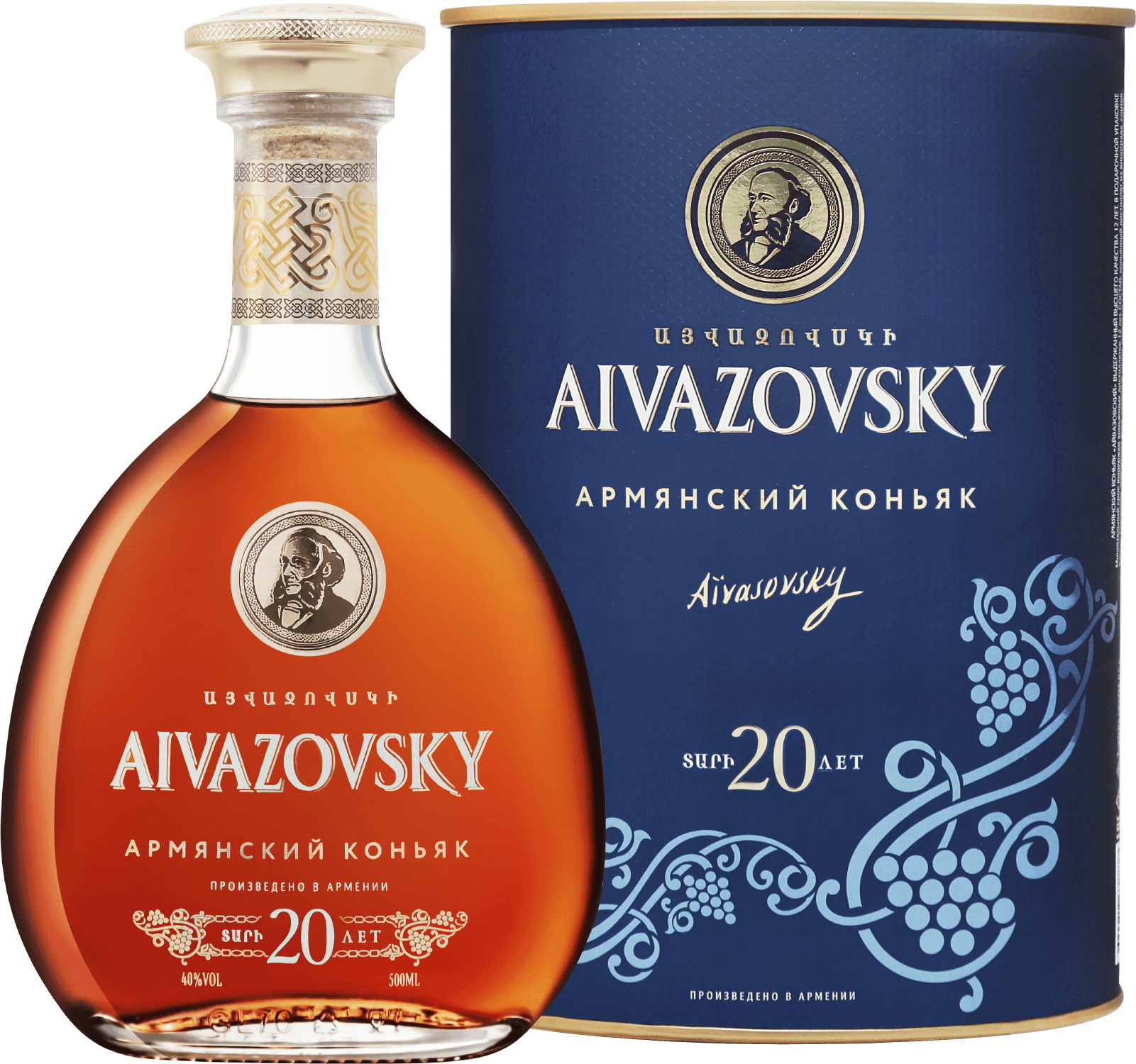 

Коньяк Aivazovsky Very Old Armenian Brandy 20 Y.O. (gift box)