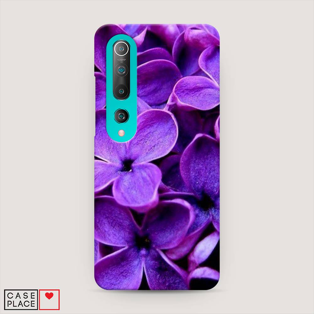 

Пластиковый чехол "Сирень крупная" на Xiaomi Mi 10, 37520-6