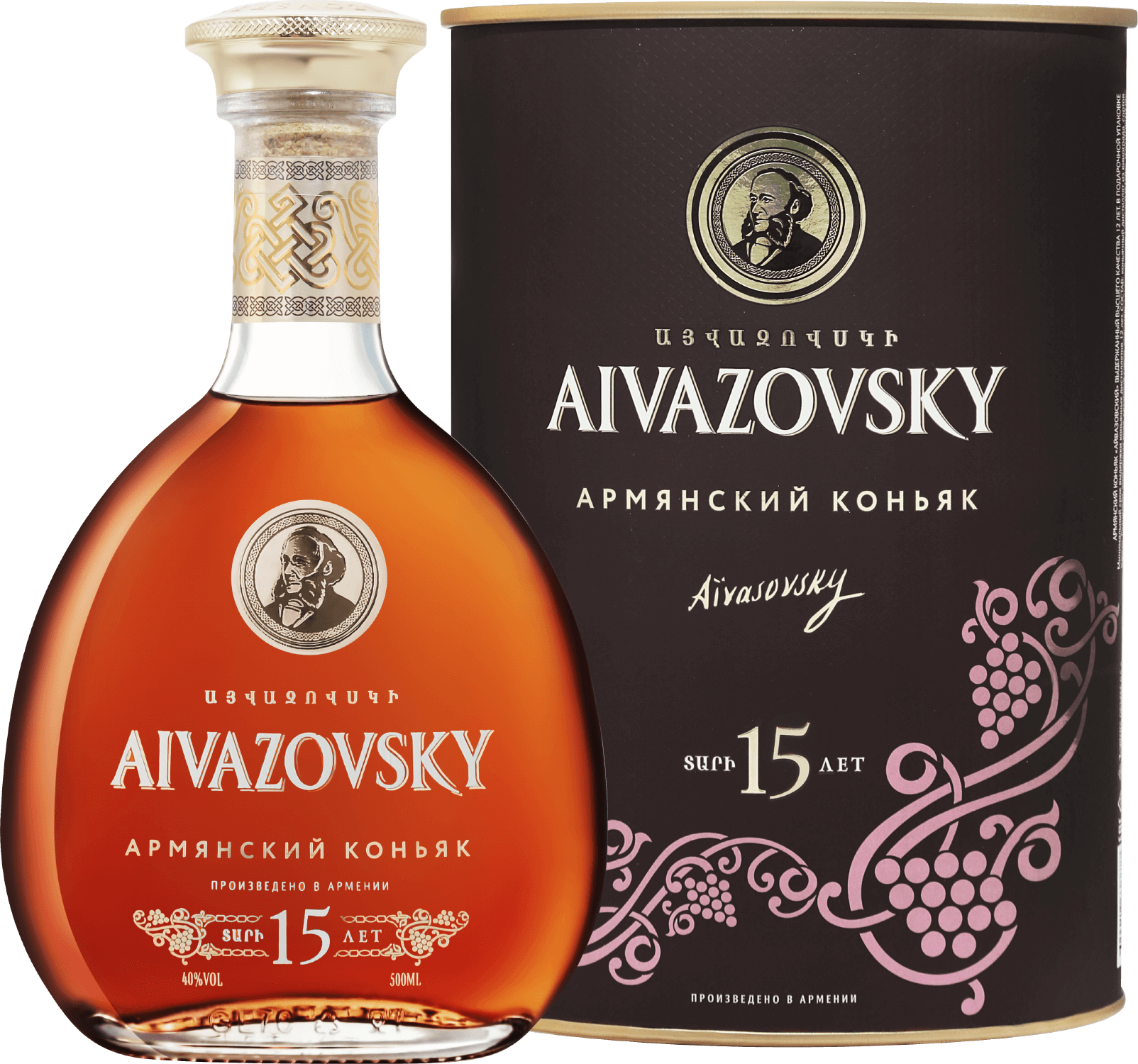 

Коньяк Aivazovsky Old Armenian Brandy 15 Y.O. (gift box)