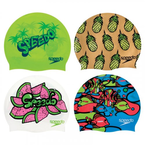 

Шапочка для плавания Speedo SPEEDO Junior Slogan Cap мультиколор, Разноцветный, SPEEDO Junior Slogan Cap