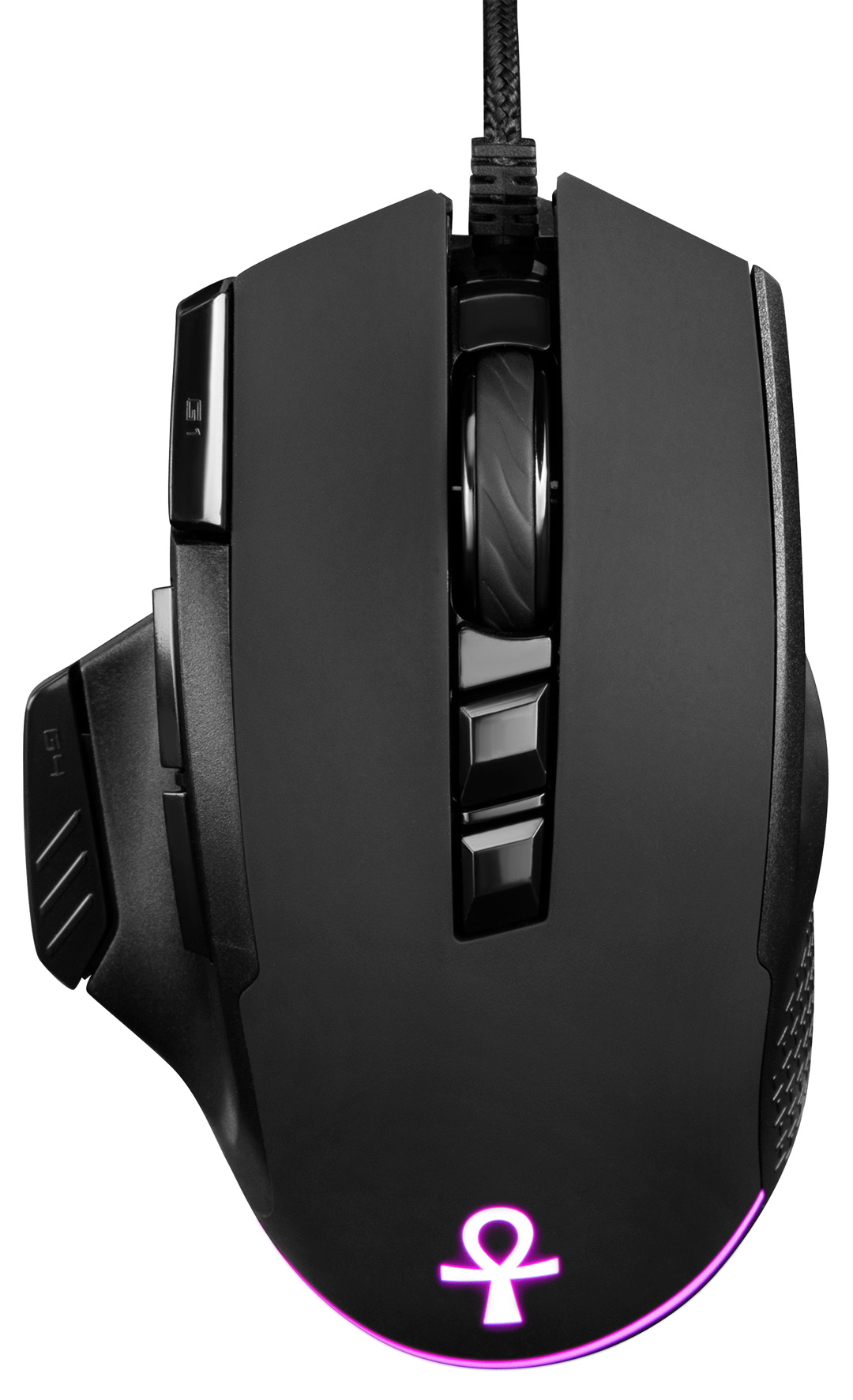 

Проводная игровая мышь OKLICK 727G черный (1465489), 727G