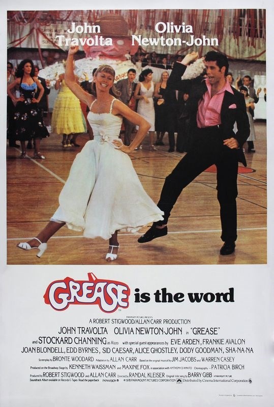 

Постер к фильму "Бриолин" (Grease) A4