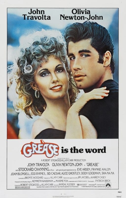 

Постер к фильму "Бриолин" (Grease) Оригинальный 27,9x43,2 см