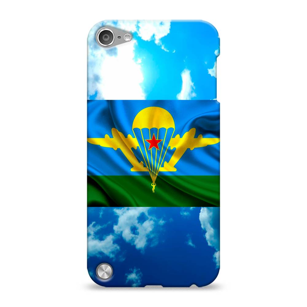 

Пластиковый чехол "ВДВ флаг в небесах" на Apple iPod Touch, 11120-4