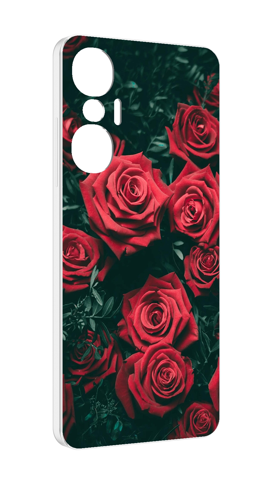 

Чехол MyPads красные-бархатные-розы для Infinix Hot 20S противоударный, Tocco