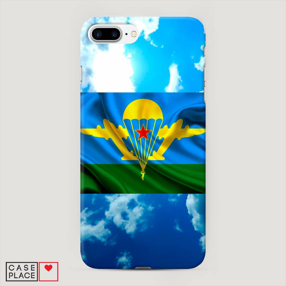 

Пластиковый чехол "ВДВ флаг в небесах" на Apple iPhone 8 Plus, 10920-4