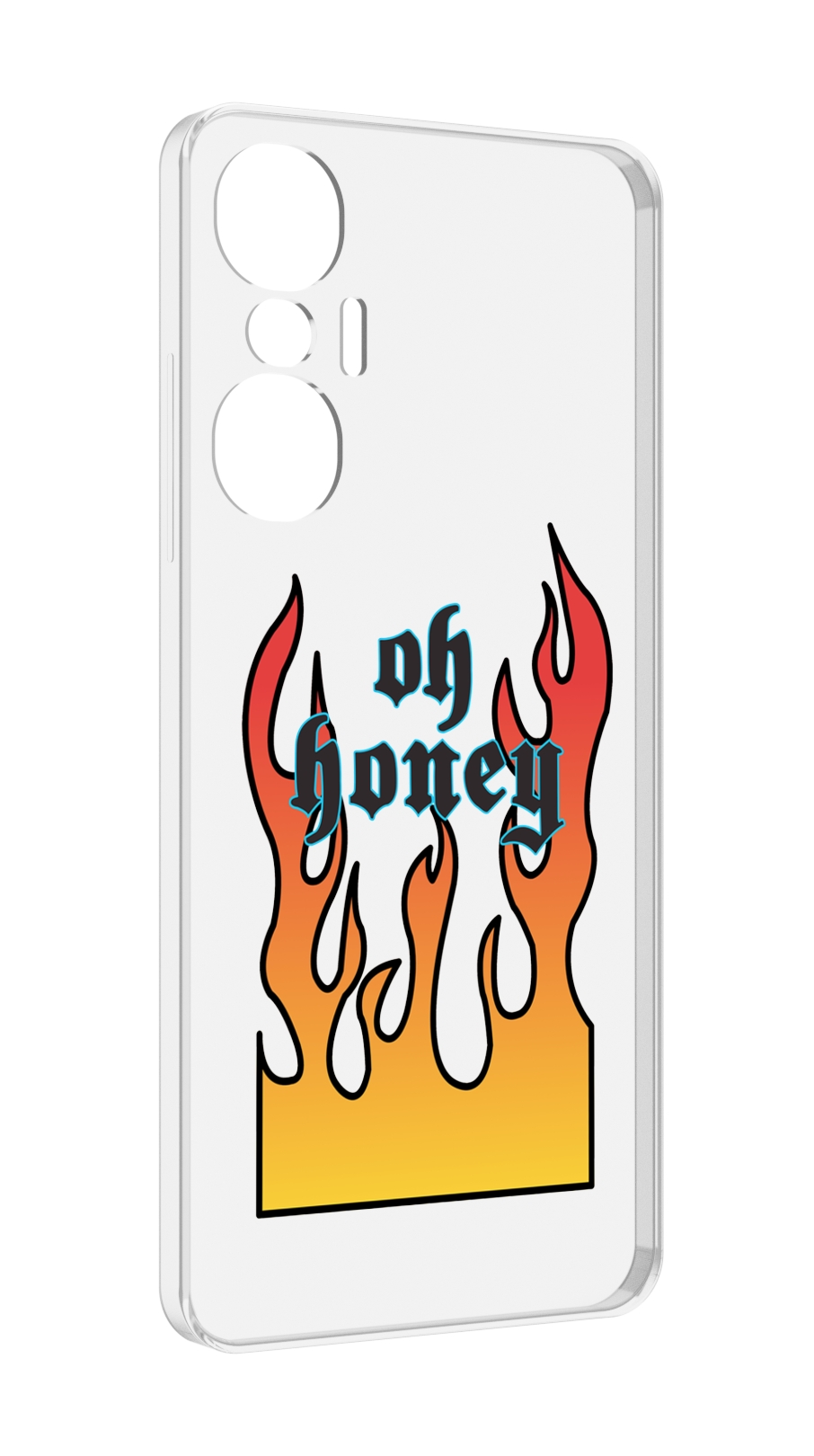 

Чехол MyPads красивое-пламя для Infinix Hot 20S противоударный, Tocco