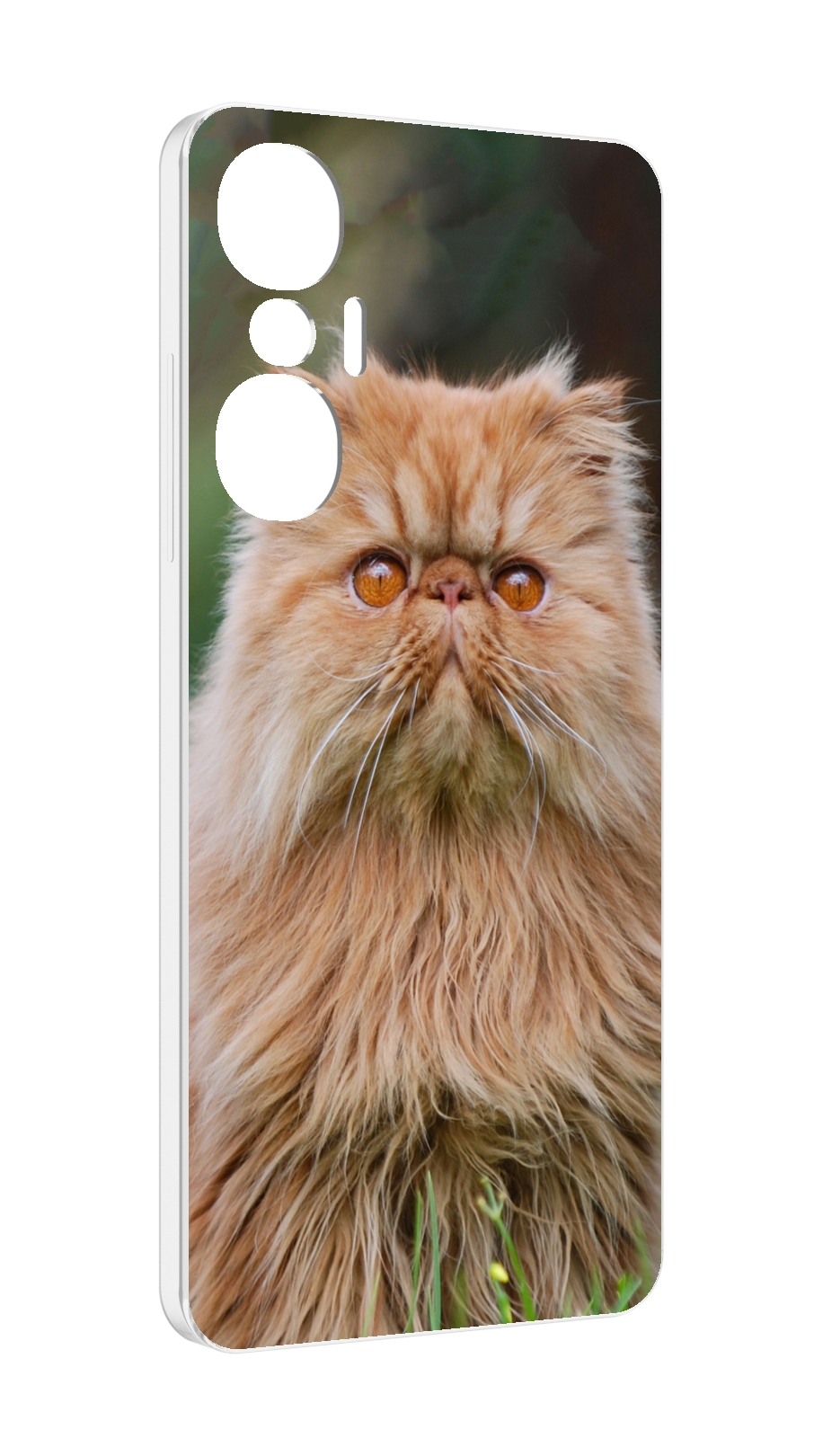 

Чехол MyPads кошка персидская для Infinix Hot 20S противоударный, Tocco