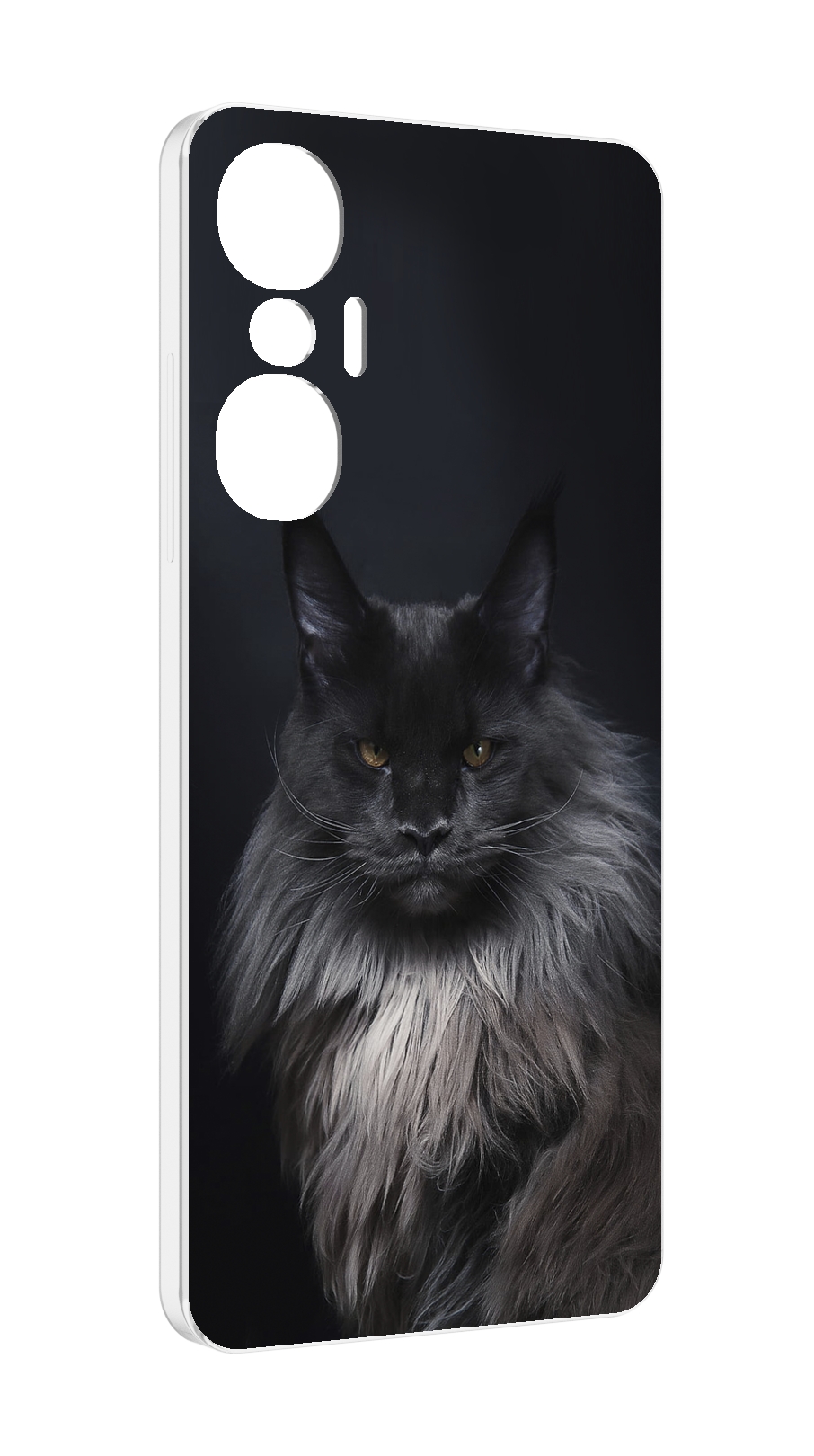 

Чехол MyPads кошка мейн кун 2 для Infinix Hot 20S противоударный, Tocco