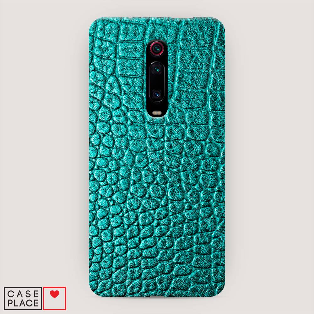 фото Пластиковый чехол "бирюзовая змея" на xiaomi redmi k20 pro awog