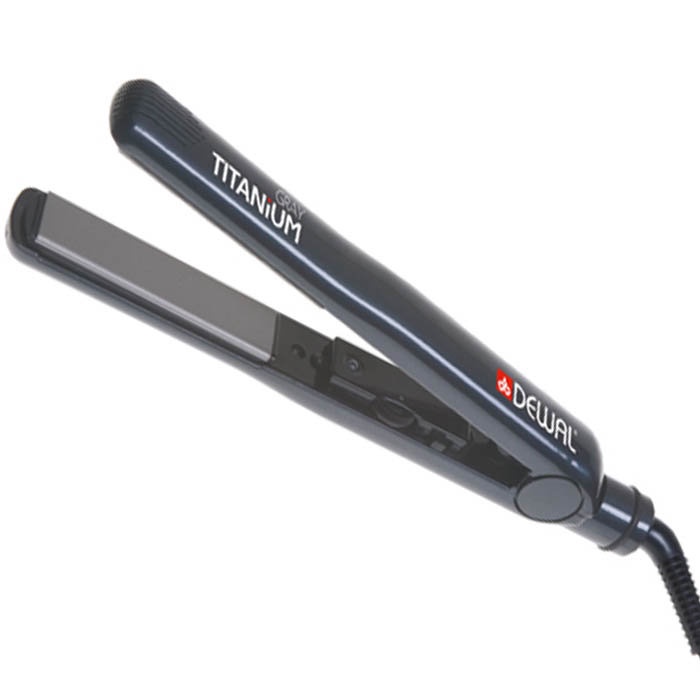 Выпрямитель волос Dewal 03-66 Gray Titanium сумка для наращивания волос с металлической вешалкой прочный каркас с застежкой молнией
