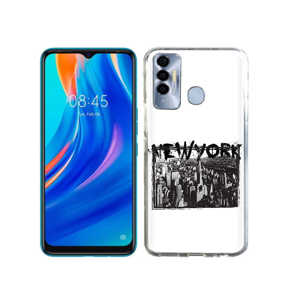 

Чехол MyPads Tocco для Tecno Spark 7P че, Прозрачный, Tocco