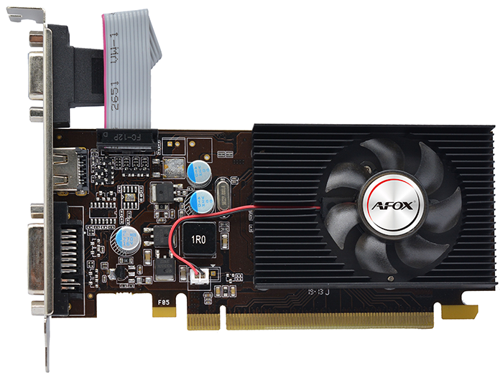 

Видеокарта AFOX NVIDIA GeForce G 210 (AF210-512D3L3-V2), Черный, GeForce G 210