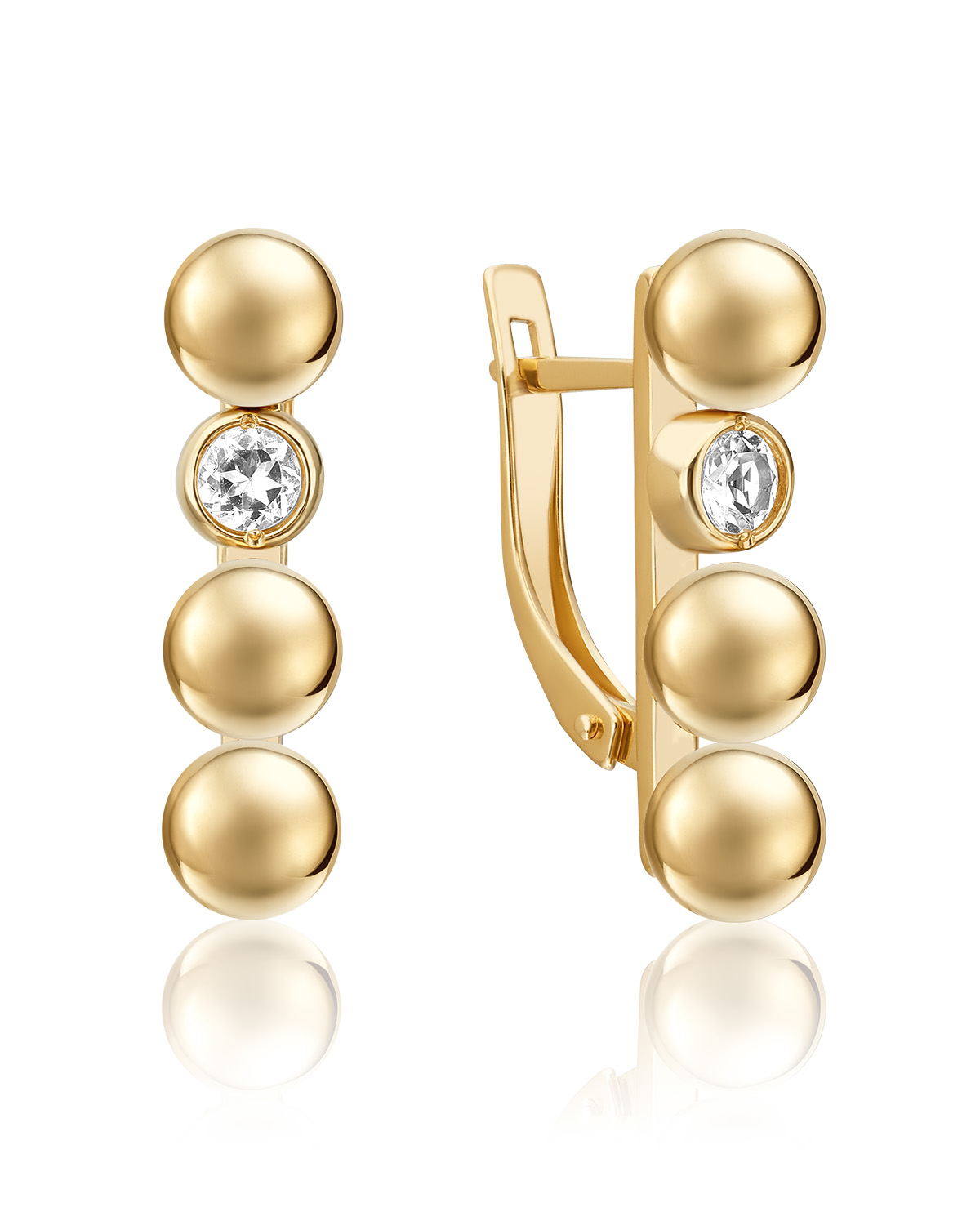 

Серьги из золота с топазом PLATINA jewelry 02-4831-00-201-1130, 02-4831-00-201-1130
