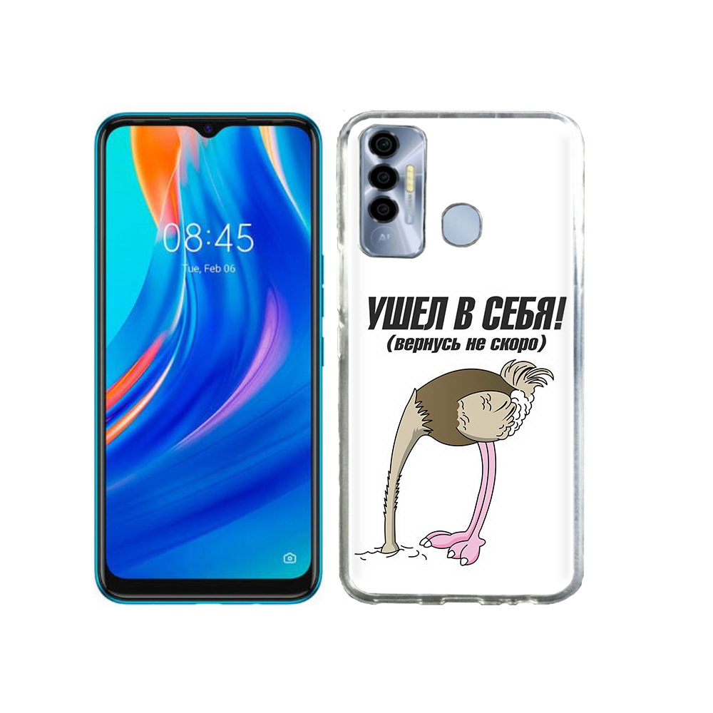 

Чехол MyPads Tocco для Tecno Spark 7P ушел в себя, Прозрачный, Tocco