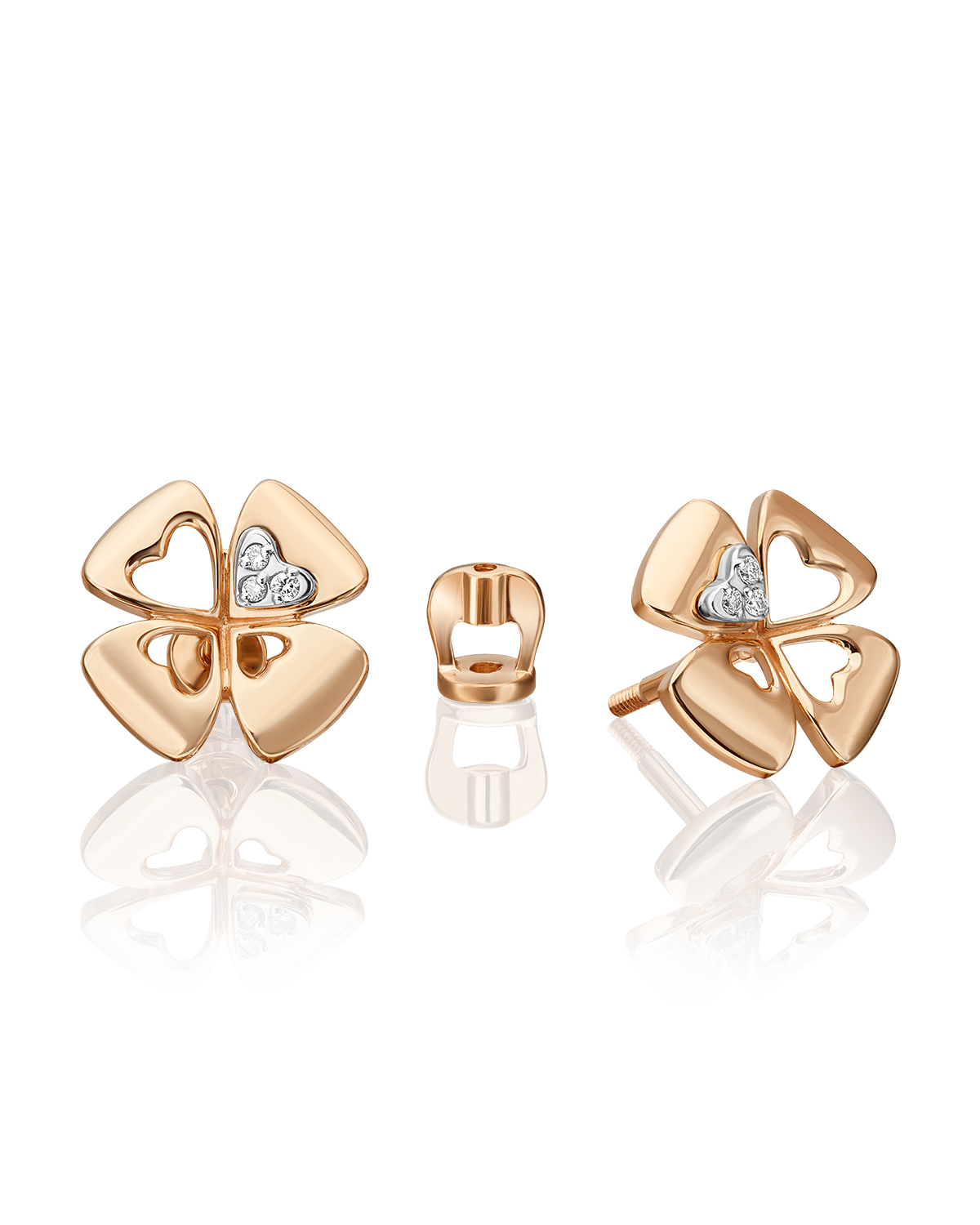 

Серьги из золота PLATINA jewelry 02-4821-00, бриллиант, 02-4821-00