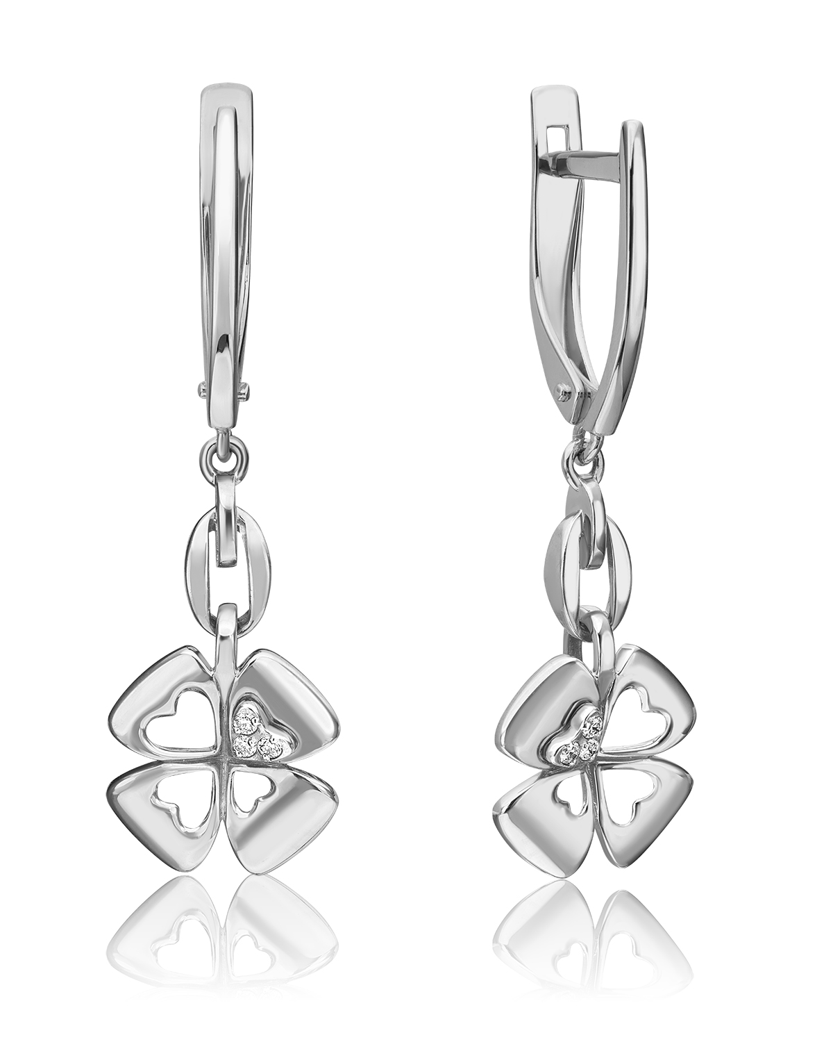 

Серьги из золота PLATINA jewelry 02-4819-00, бриллиант, 02-4819-00