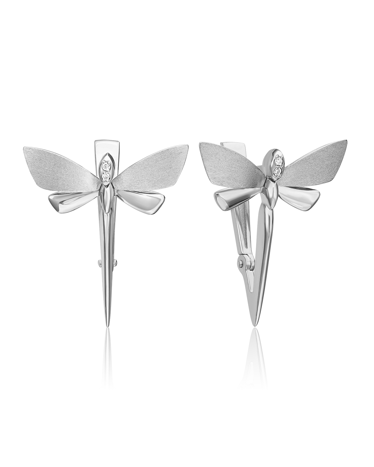 

Серьги из белого золота PLATINA jewelry 02-4810-00, бриллиант, 02-4810-00
