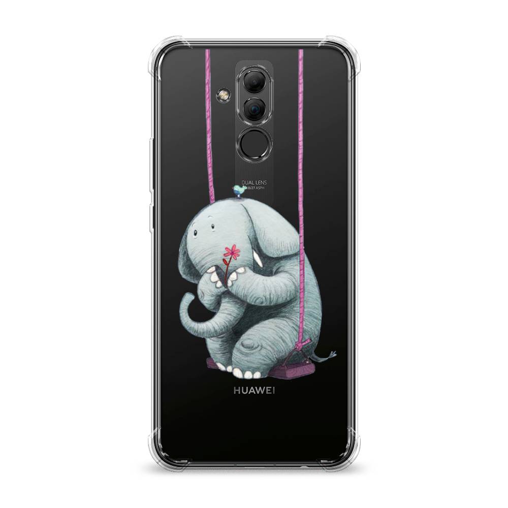 

Чехол Awog "Грустный слоник" для Huawei Mate 20 Lite, Розовый, 66651-1