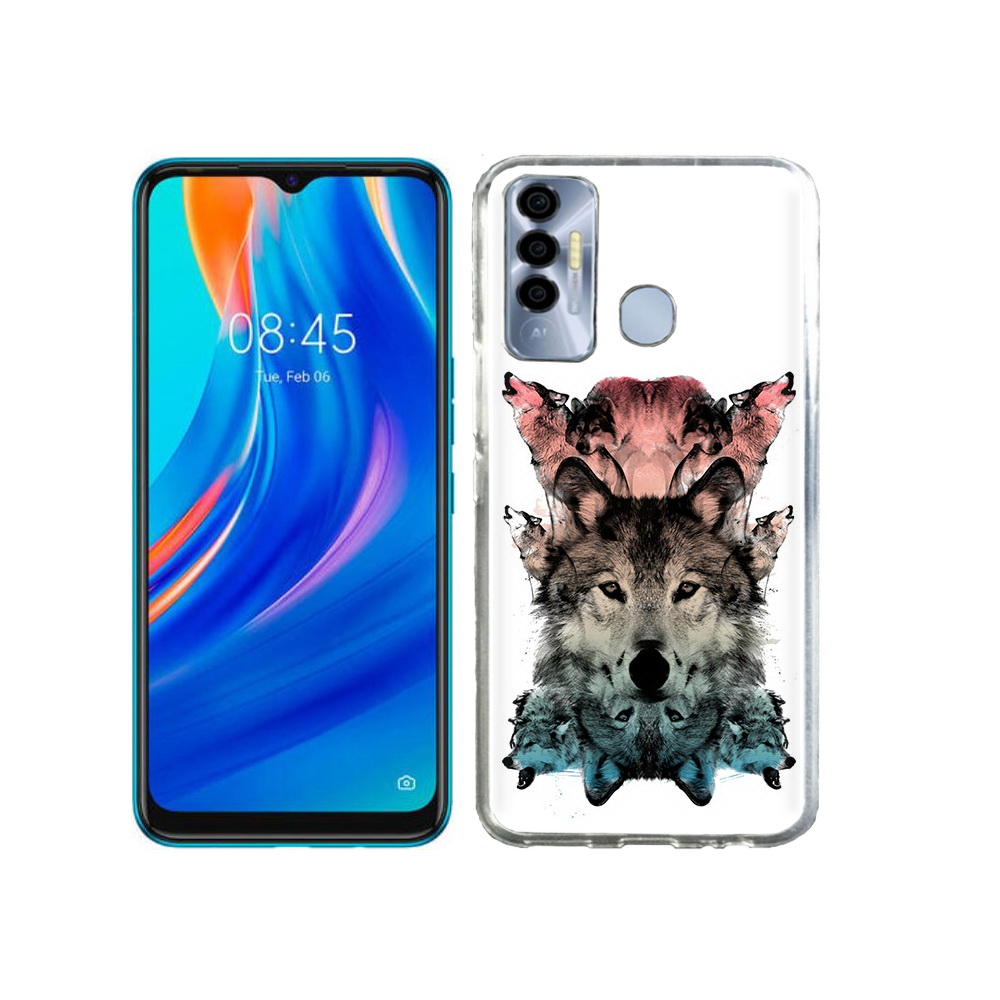 

Чехол MyPads Tocco для Tecno Spark 7P стая, Прозрачный, Tocco