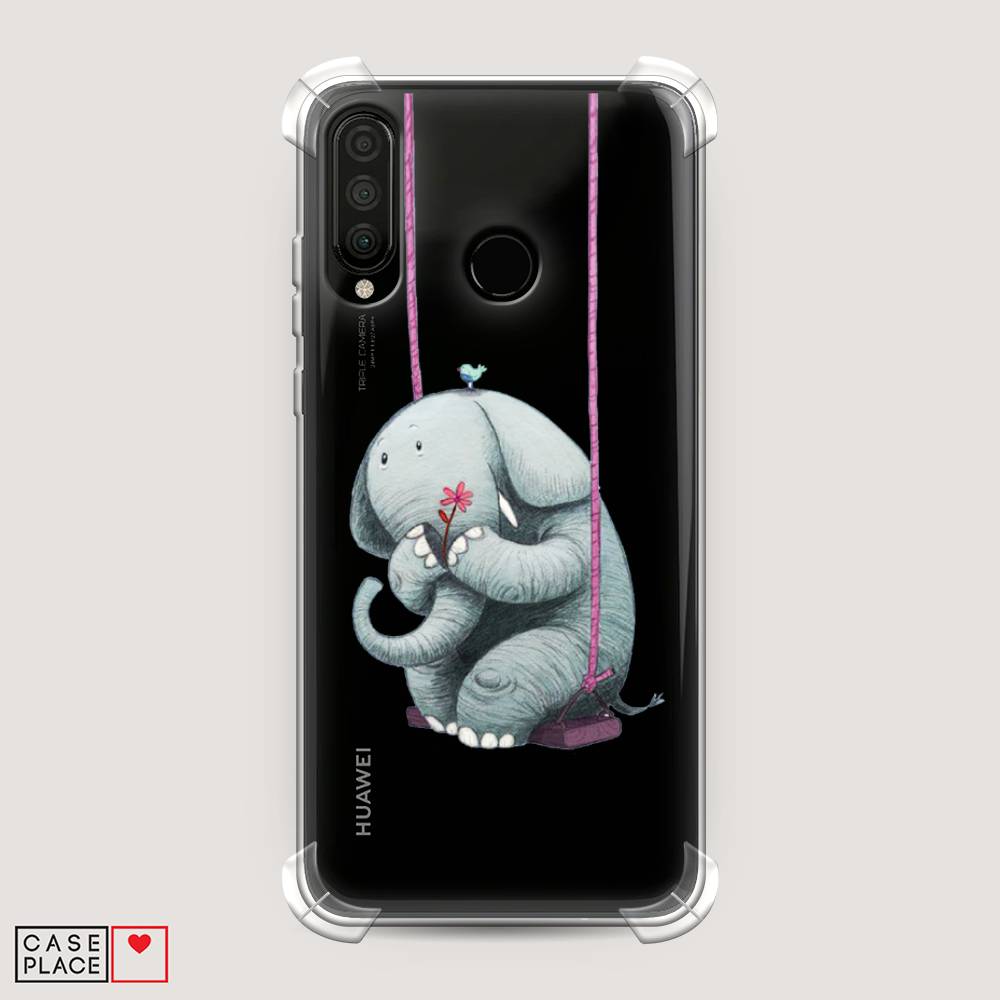 

Чехол Awog на Honor 20S "Грустный слоник", Розовый, 610751-1