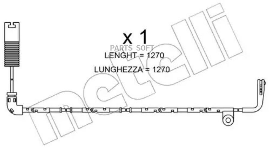 Датчик износа торм колодок LAND ROVER RANGE ROVER -12 задн 1457₽