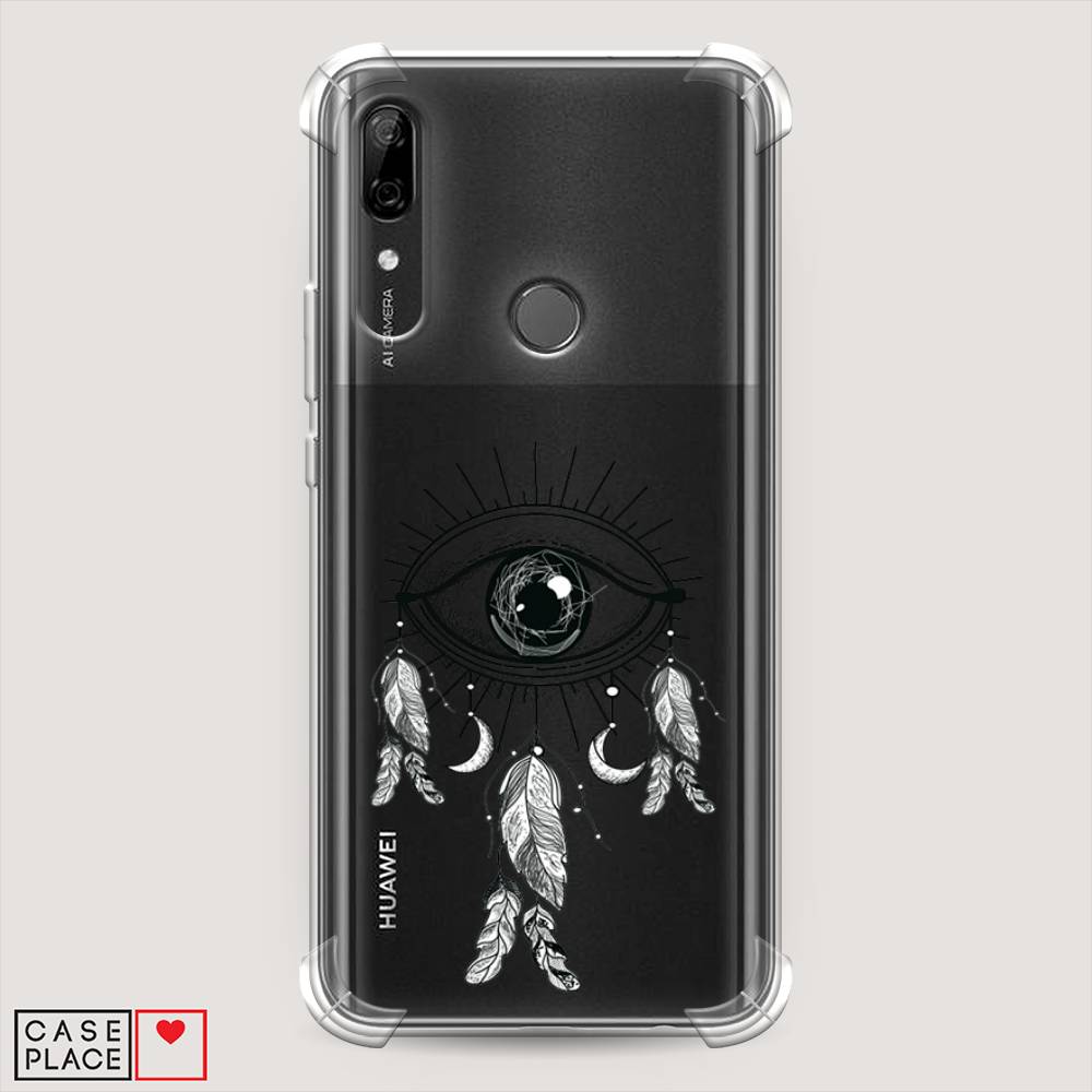 

Чехол Awog на Huawei P Smart Z "Всевидящее око-ловец снов", Серый, 69451-1