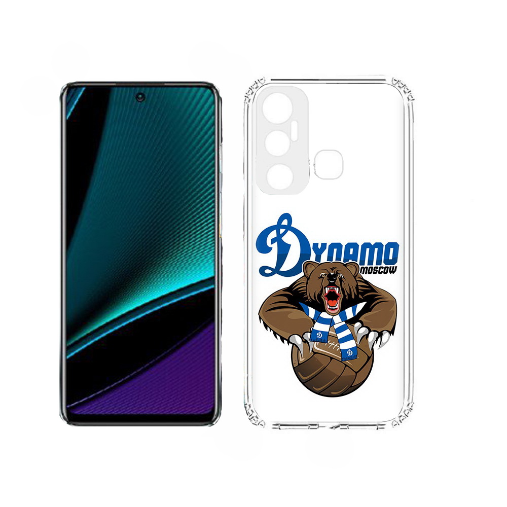 

Чехол MyPads ФК Динамо медведь для Infinix Hot 11, Прозрачный, Tocco
