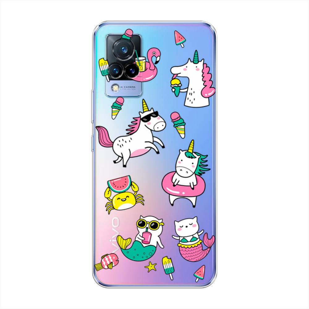 

Чехол Awog на Vivo V21 "На отдыхе", Разноцветный, 264350-2