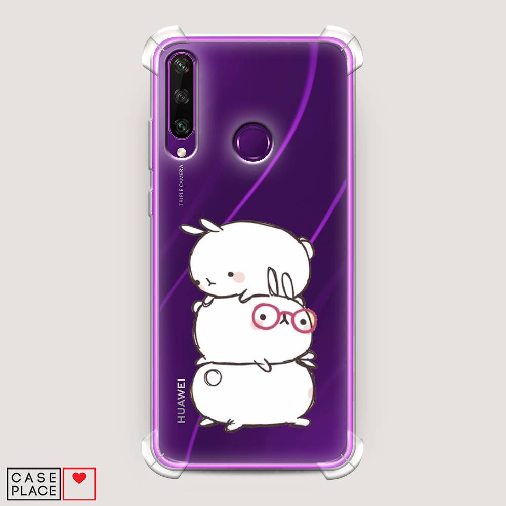 

Чехол Awog на Huawei Y6p "Бутерброд", Розовый, 6103251-1